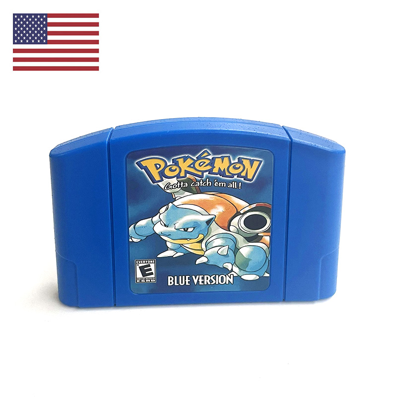 Retro Gaming Pokemon - USA NTSC versie Engelse Pokémon Blue