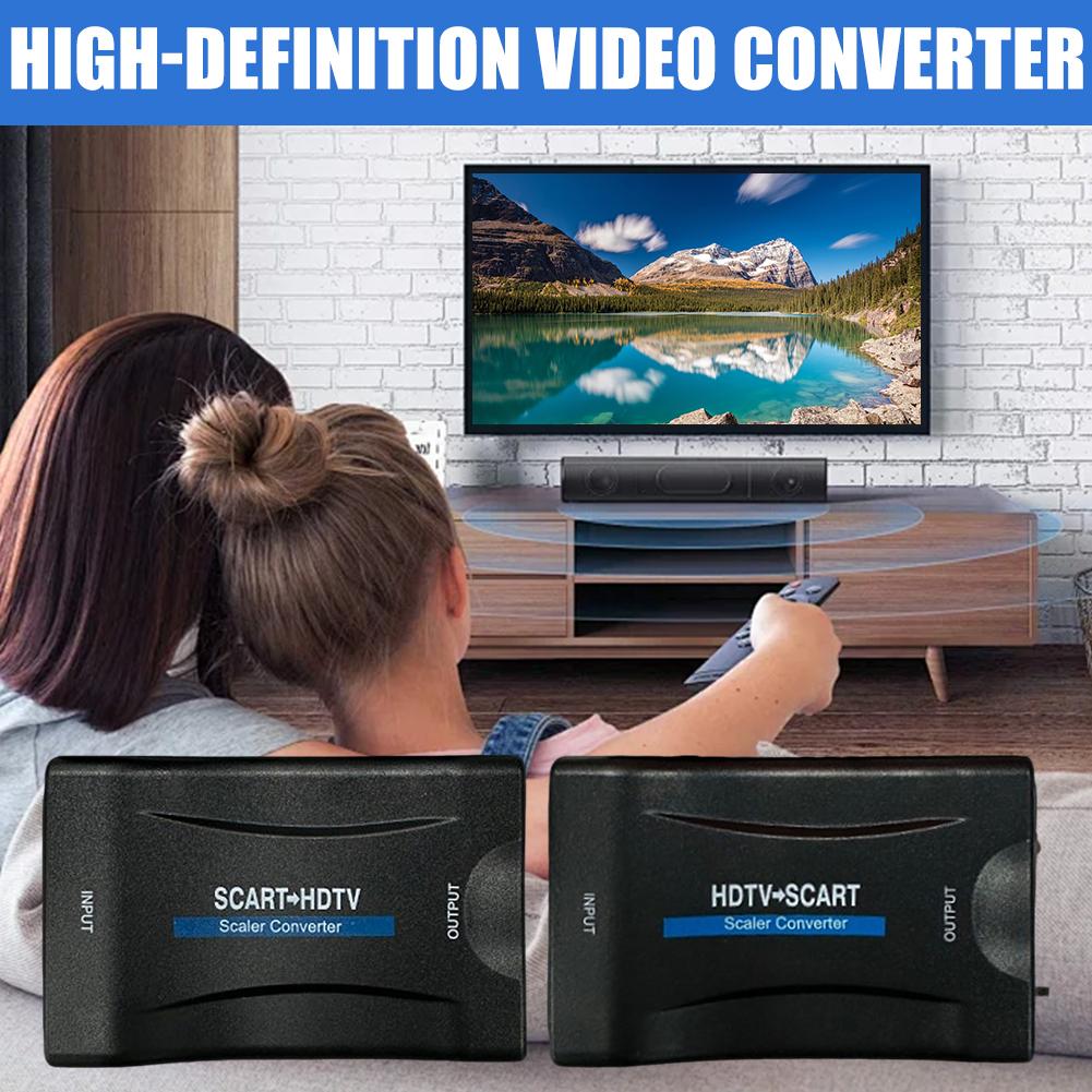 Scart To Hdmi - 1080P HDMI naar SCART Video Audio