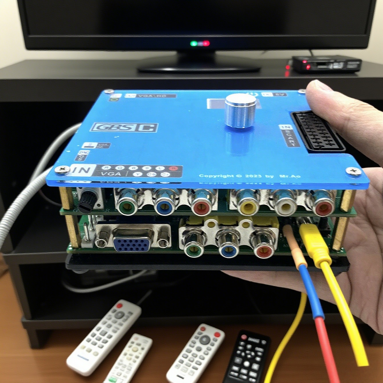 Scart To Hdmi - GBS Controle Video Game Signaalconverter LCD-scherm