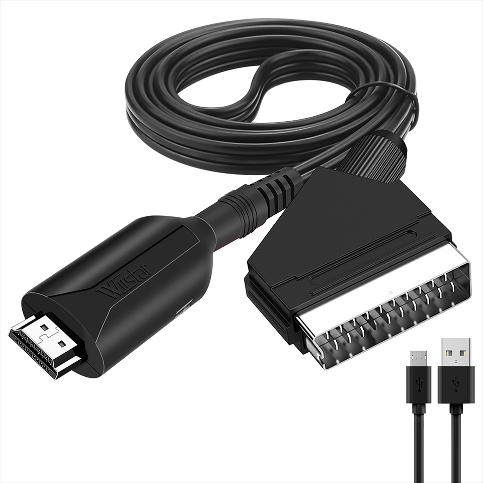 Scart To Hdmi - 1080P HD HDMI-compatibel naar SCART Video
