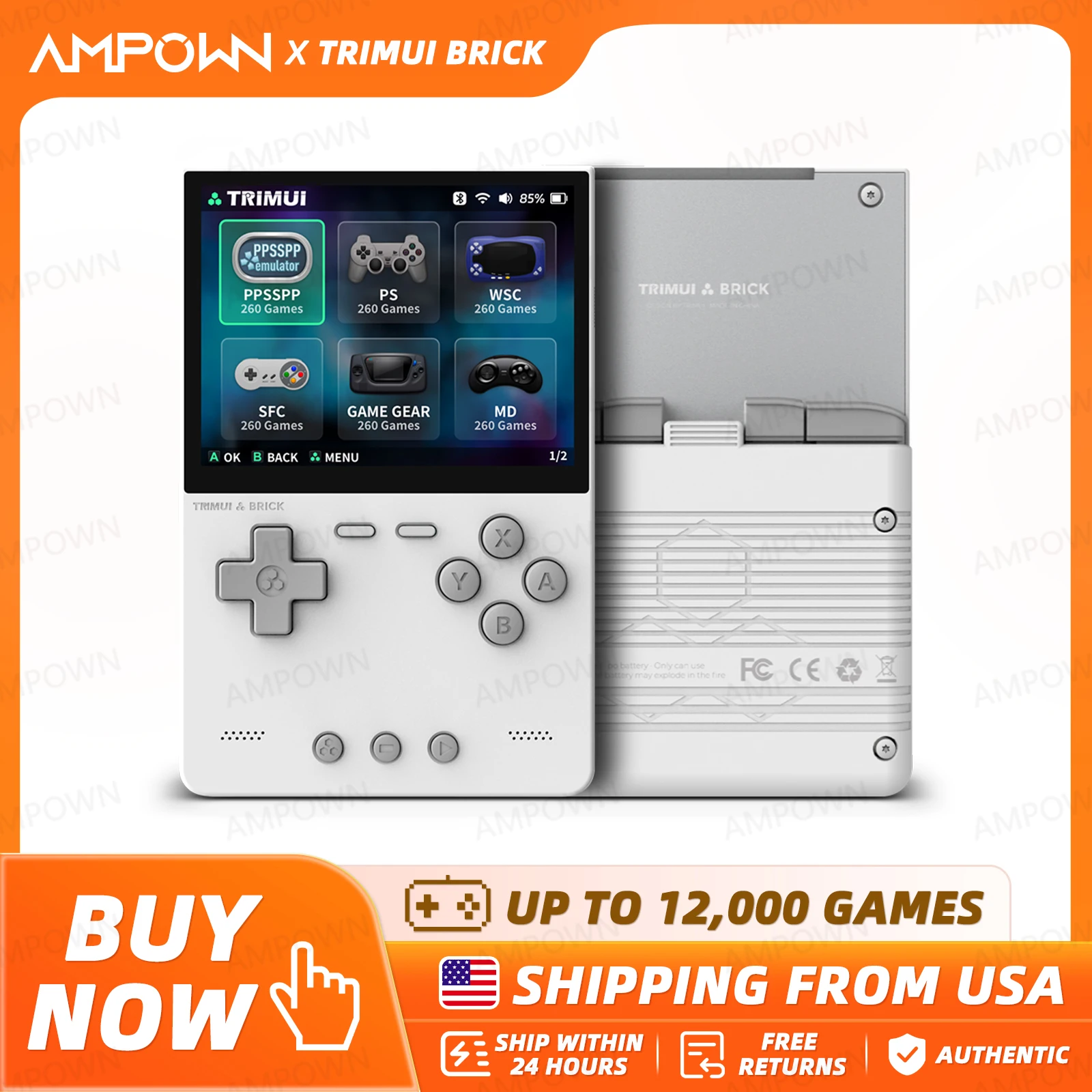 Retro Gaming Usb - TRIMUI BAKSTEEN Handheld Game Console 3.2
