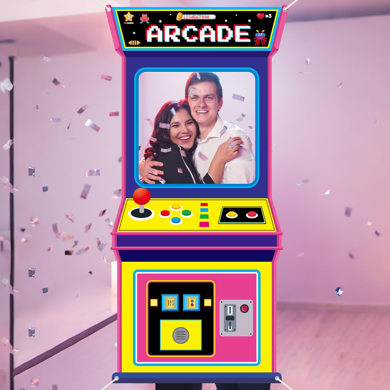Retro videogame-stof arcade ga - Retro Gaming Decor recensie en prijs