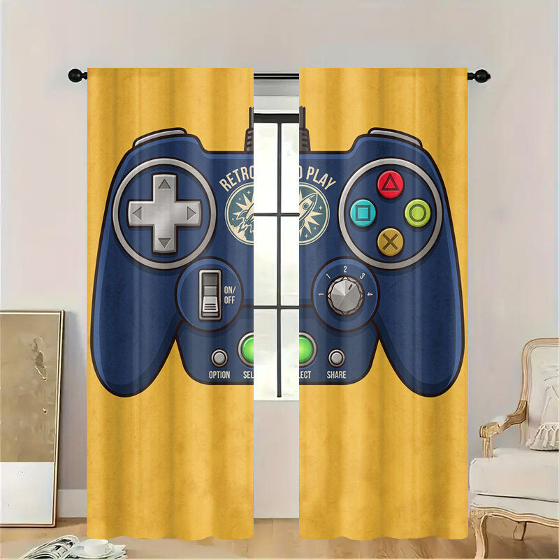 Gaming Controller Gordijnpanee - Retro Gaming Cafe recensie en prijs