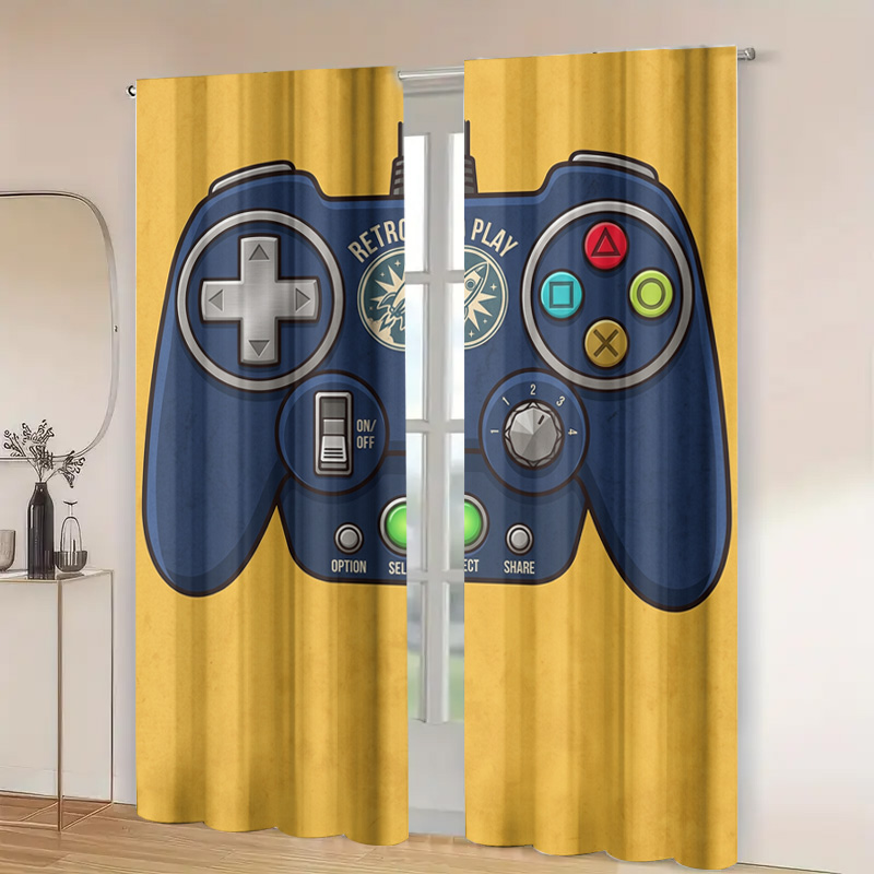 Gaming Controller Gordijnpanee - Retro Gaming Cafe recensie en prijs