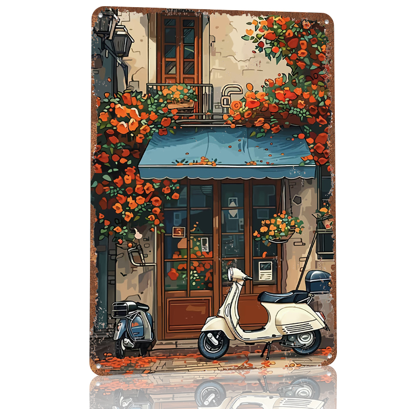 Vintage Scooter Shop Poster Ge - Retro Gaming At Home recensie en prijs