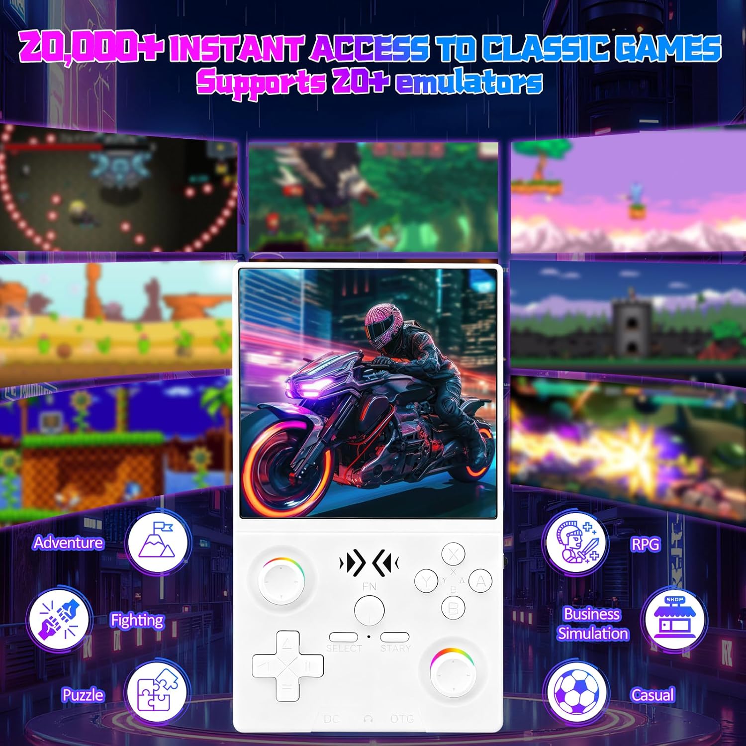 FLLBW XF40V Retro draagbare ga - Retro Gaming Joystick recensie en prijs