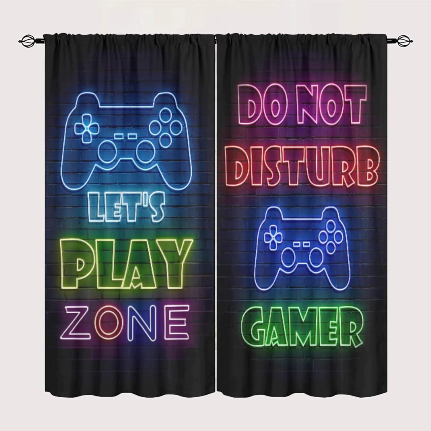 Gaming Gamer Gordijngordijnen  - Retro Gaming Cafe recensie en prijs