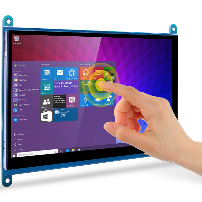 7 inch touchscreen 1024 * 600  - Retro Gaming Monitor recensie en prijs