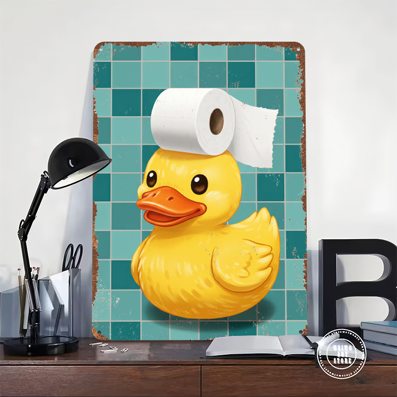 Eend met toiletpapierhoed bedr - Retro Gaming Wallpaper recensie en prijs