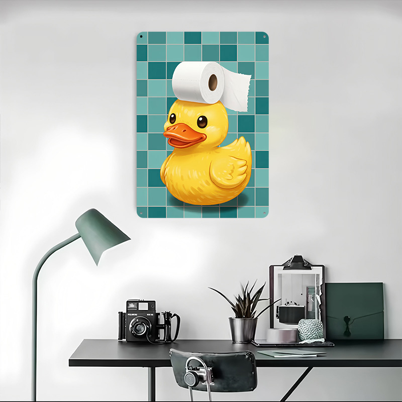 Eend met toiletpapierhoed bedr - Retro Gaming Wallpaper recensie en prijs