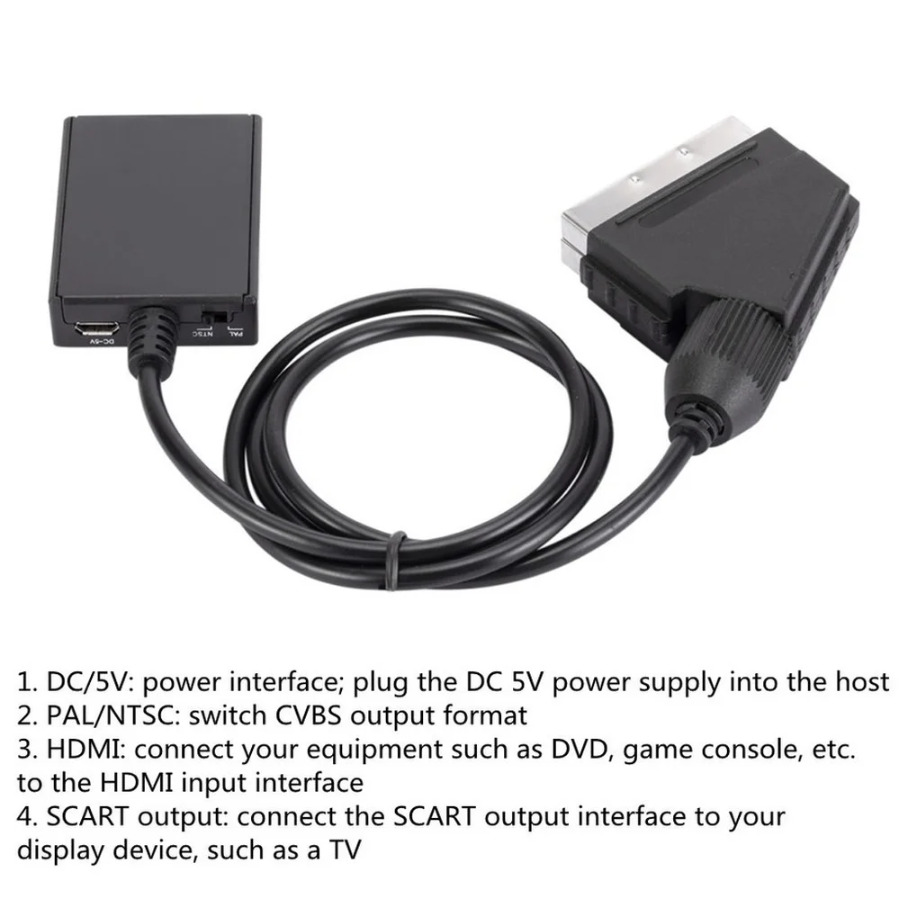 HDMI-compatibel met Scart-conv - Scart To Hdmi recensie en prijs