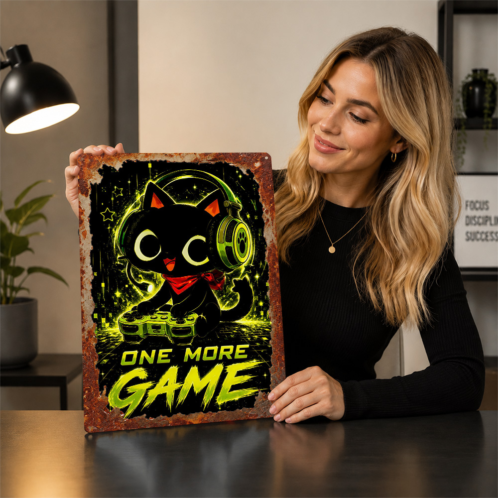 Schattige Gaming Kat Nog Eén S - Retro Gaming Cafe recensie en prijs