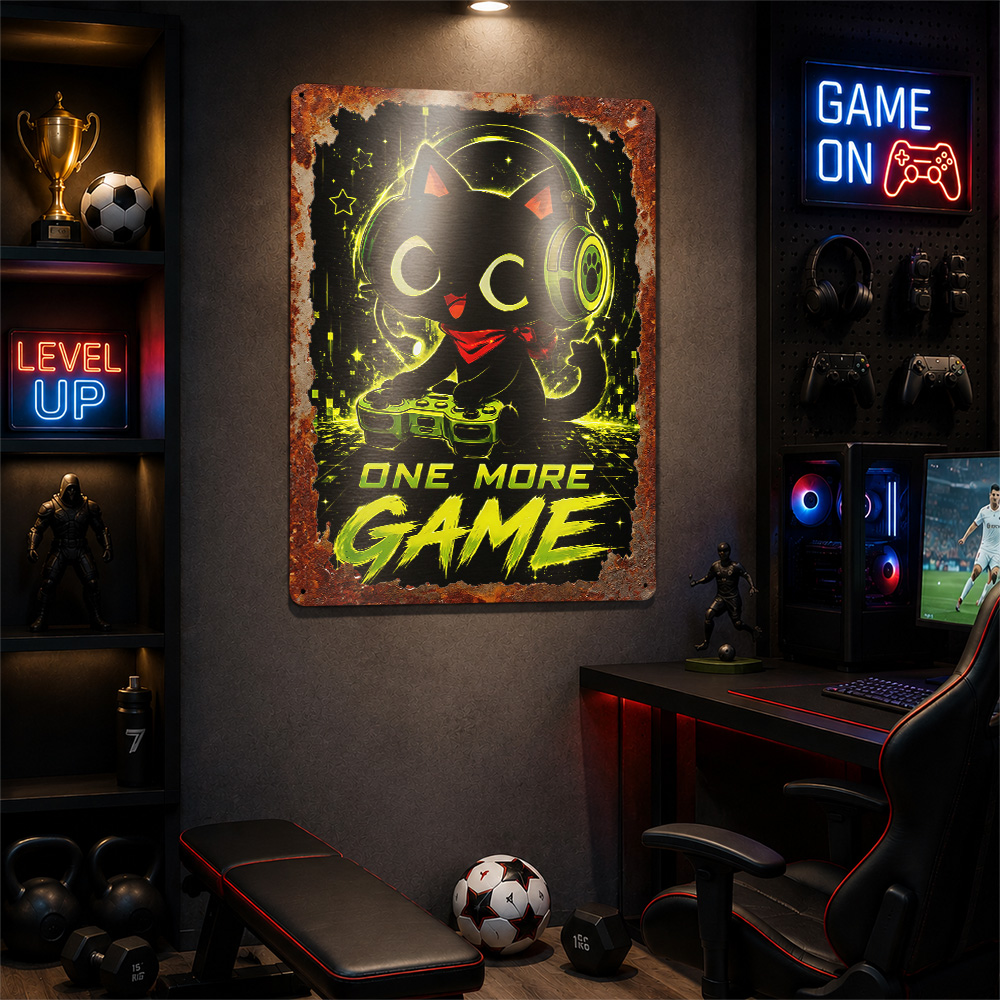 Schattige Gaming Kat Nog Eén S - Retro Gaming Cafe recensie en prijs