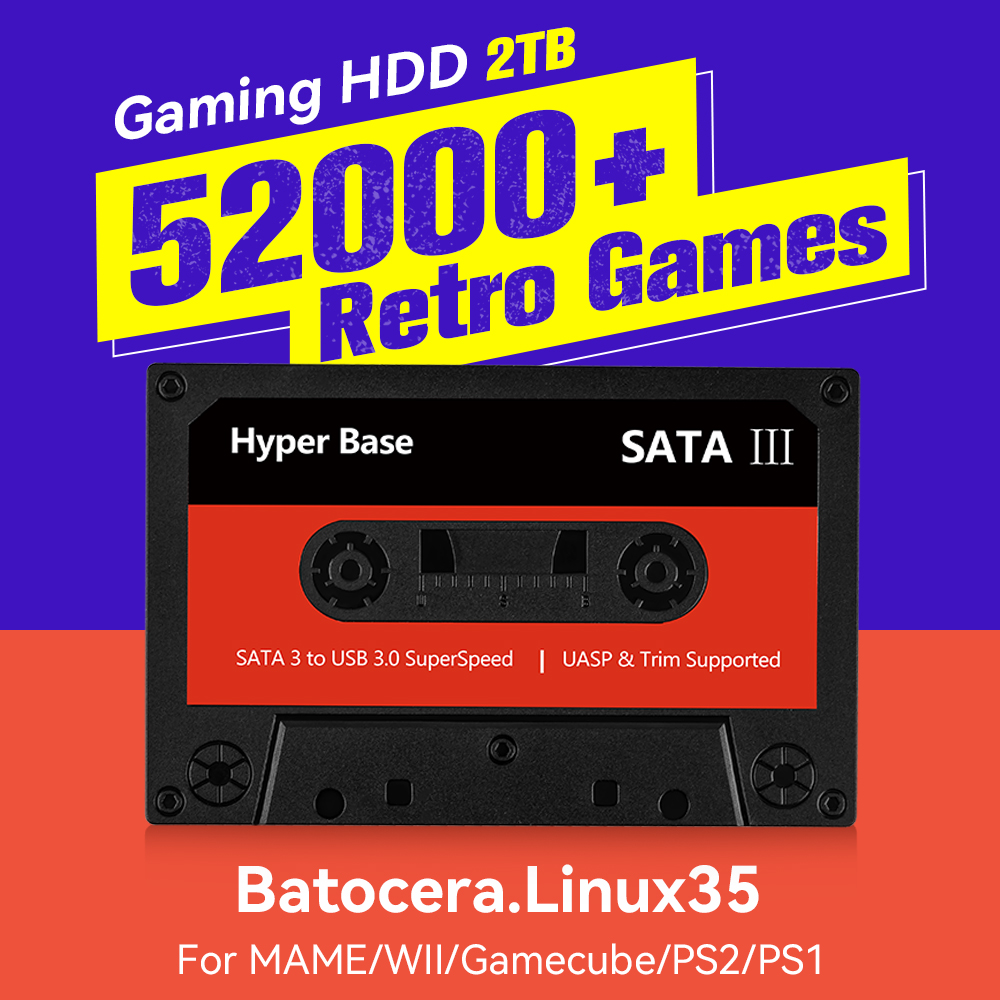 Batocera 500GB/2TB Retro Game  - Retro Gaming Batocera recensie en prijs