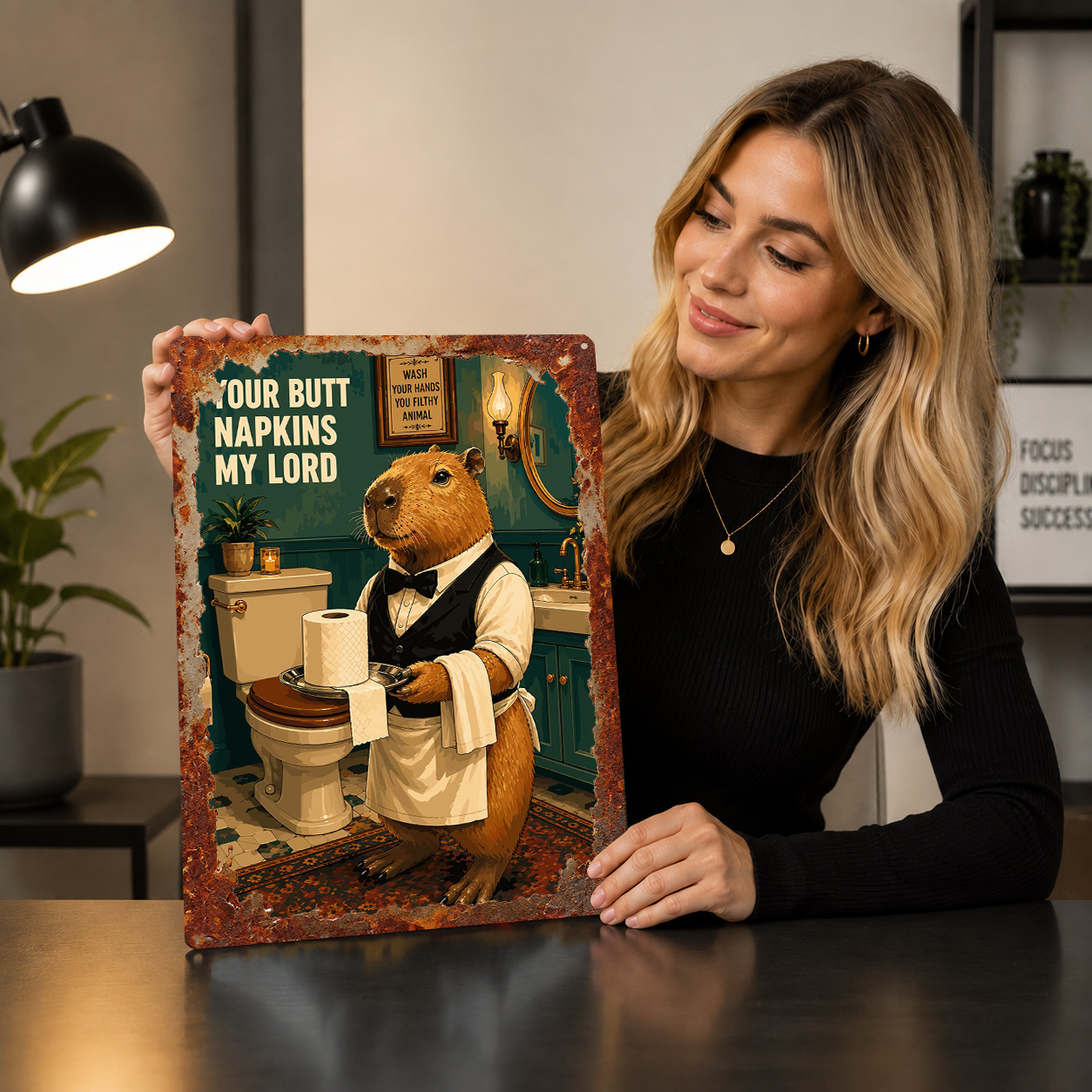 Capybara Butler Toiletpapier 3 - Retro Gaming Wallpaper recensie en prijs