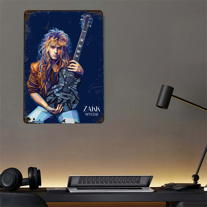 Zakk Wylde Kunstportret Metale - Retro Gaming At Home recensie en prijs