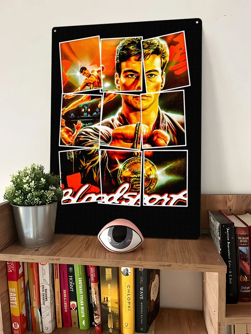 Bloodsport Metalen bord Klassi - Retro Gaming At Home recensie en prijs