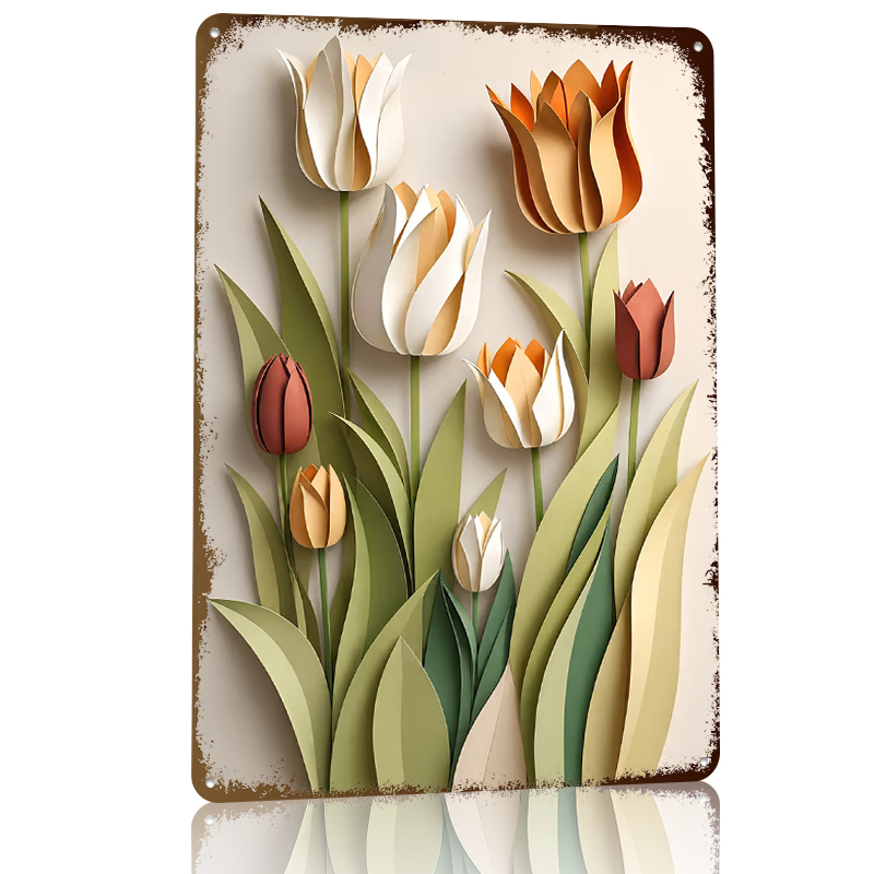 Papieren uitgesneden tulpen bl - Retro Gaming Wallpaper recensie en prijs