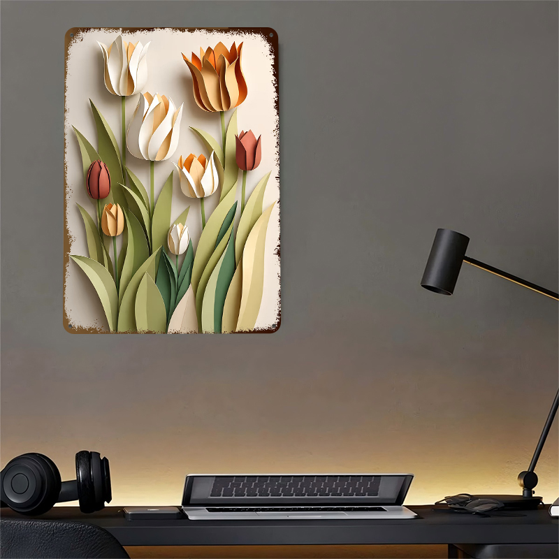 Papieren uitgesneden tulpen bl - Retro Gaming Wallpaper recensie en prijs