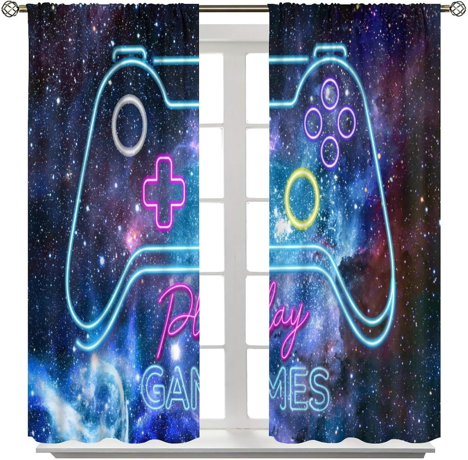 Gaming Blackout-gordijnen Retr - Retro Gaming Cafe recensie en prijs