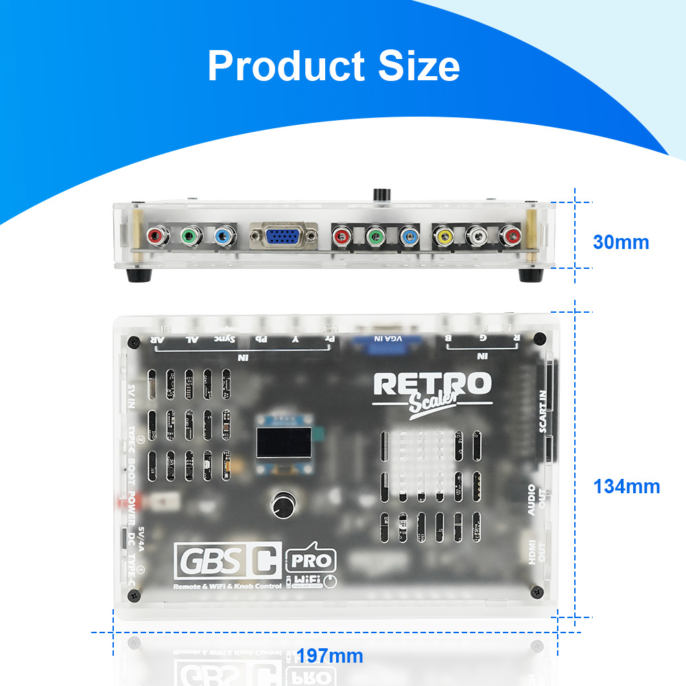 NIEUW Retro game GBSC Pro GBS  - Scart To Hdmi recensie en prijs
