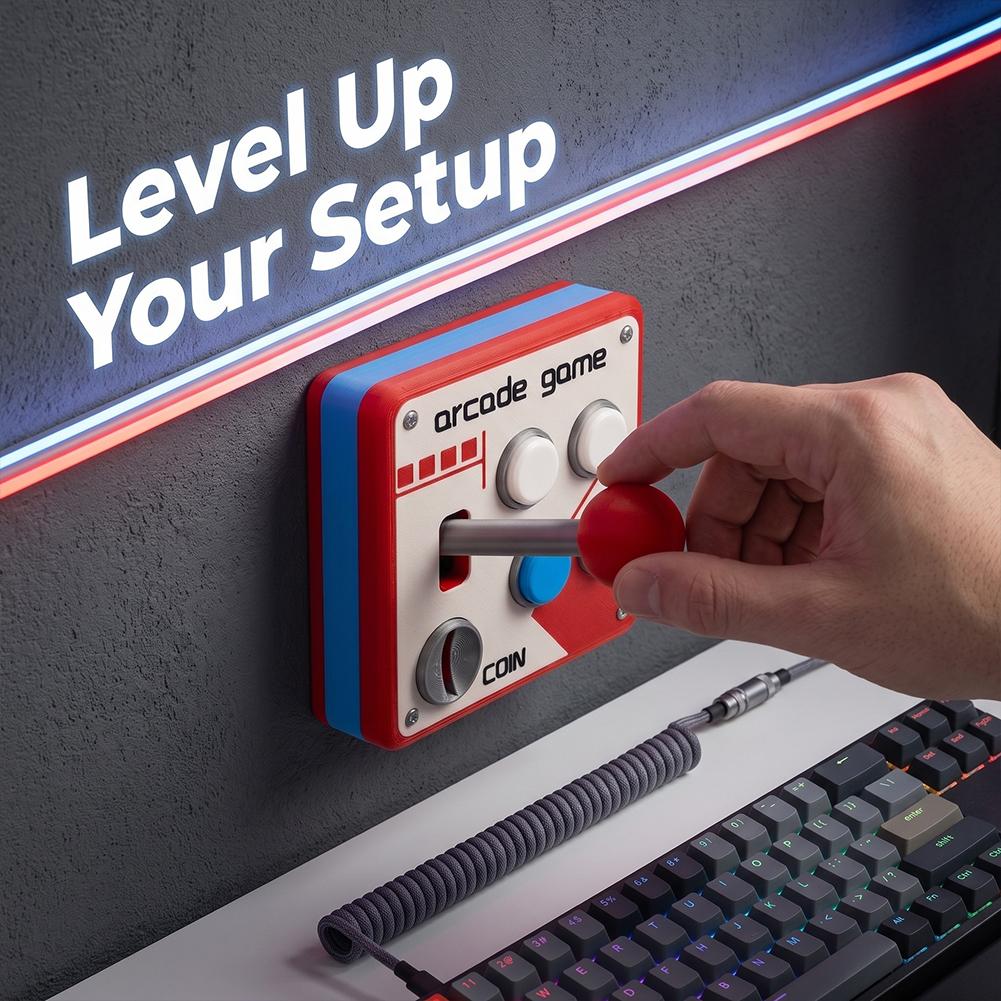 3D-geprint retro arcade-schake - Retro Gaming Joystick recensie en prijs