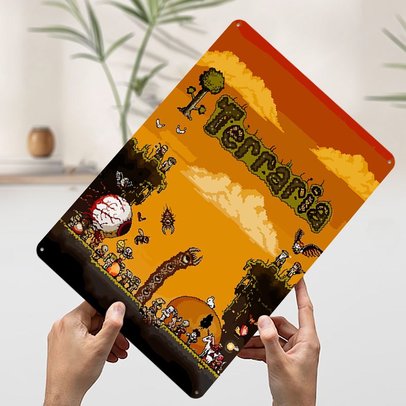 Terraria Pixel Art Game Geprin - Retro Gaming At Home recensie en prijs