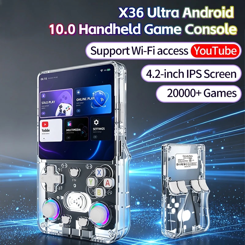 X36Ultra Retro Handheld Consol - Retro Gaming Youtuber recensie en prijs