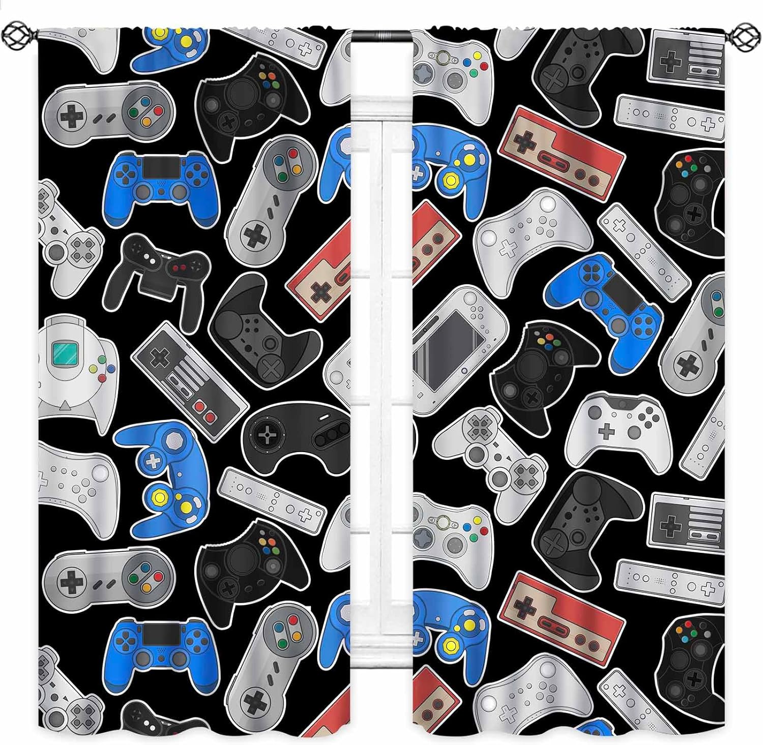 Retro Controllers-gordijnen –  - Retro Gaming Cafe recensie en prijs
