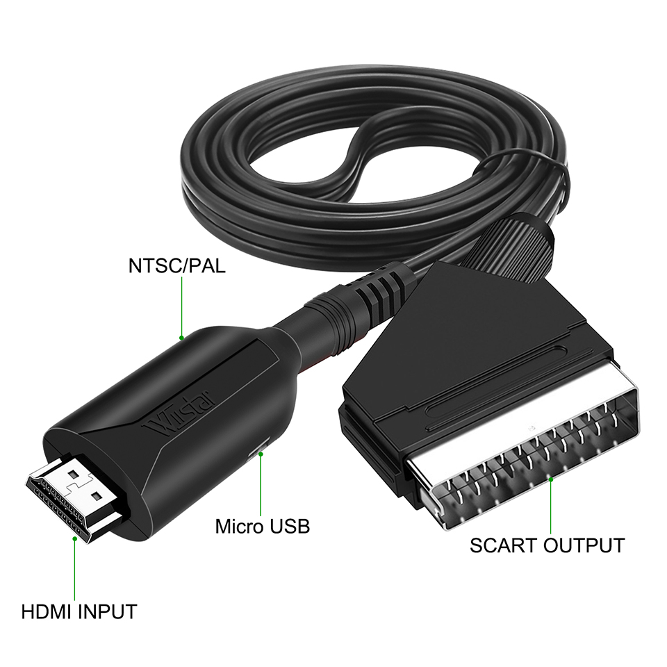 1080P HD HDMI-compatibel naar  - Scart To Hdmi recensie en prijs