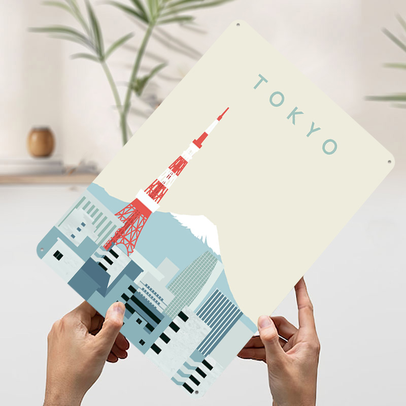 Tokyo Poster Retro 3D Geprint  - Retro Gaming At Home recensie en prijs