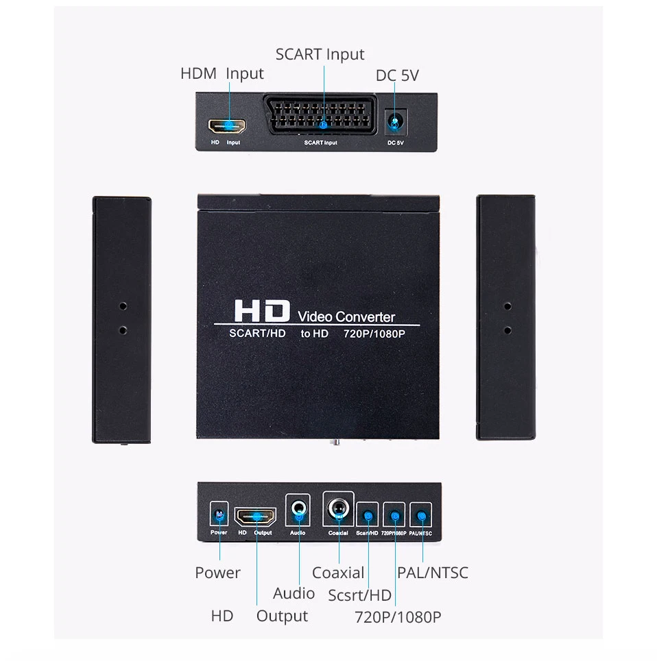SCART HDMI naar HDMI Video Con - Scart To Hdmi recensie en prijs