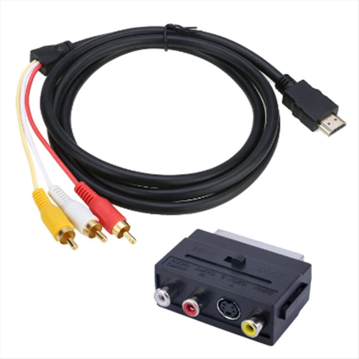 (A32M) 2-in-1 adapterkabel HDM - Scart To Hdmi recensie en prijs