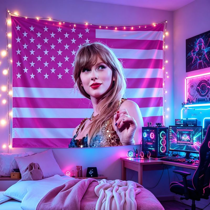 VIKAMA Amerikaanse vlag zanger - Retro Gaming Decor recensie en prijs