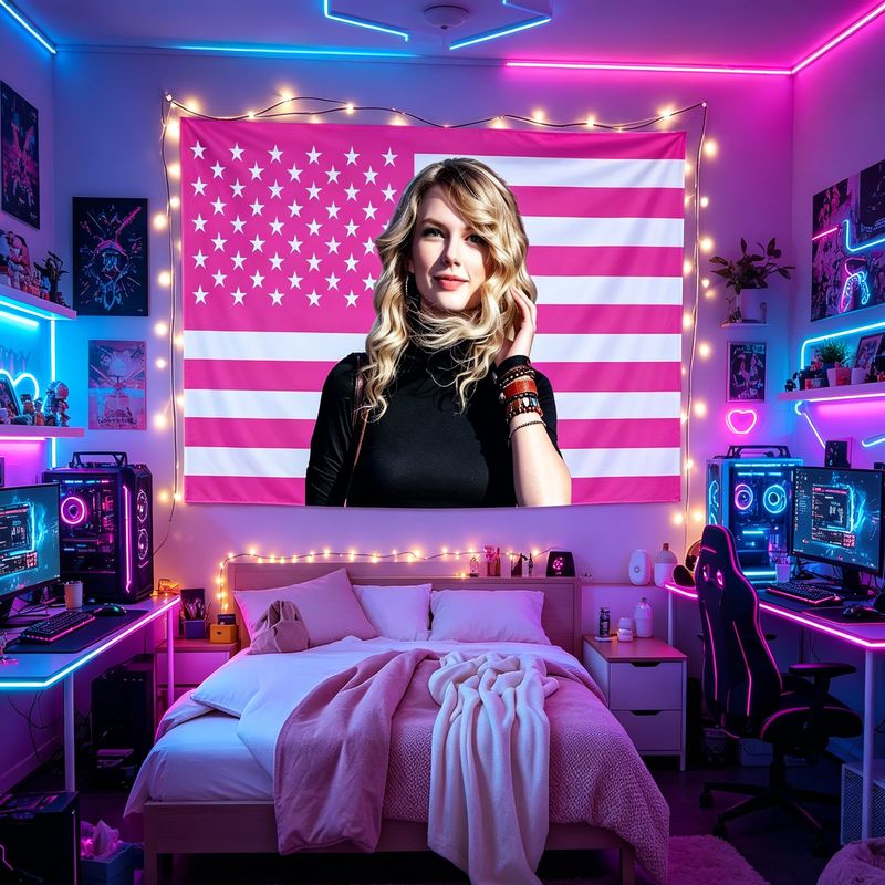 VIKAMA Amerikaanse vlag zanger - Retro Gaming Decor recensie en prijs