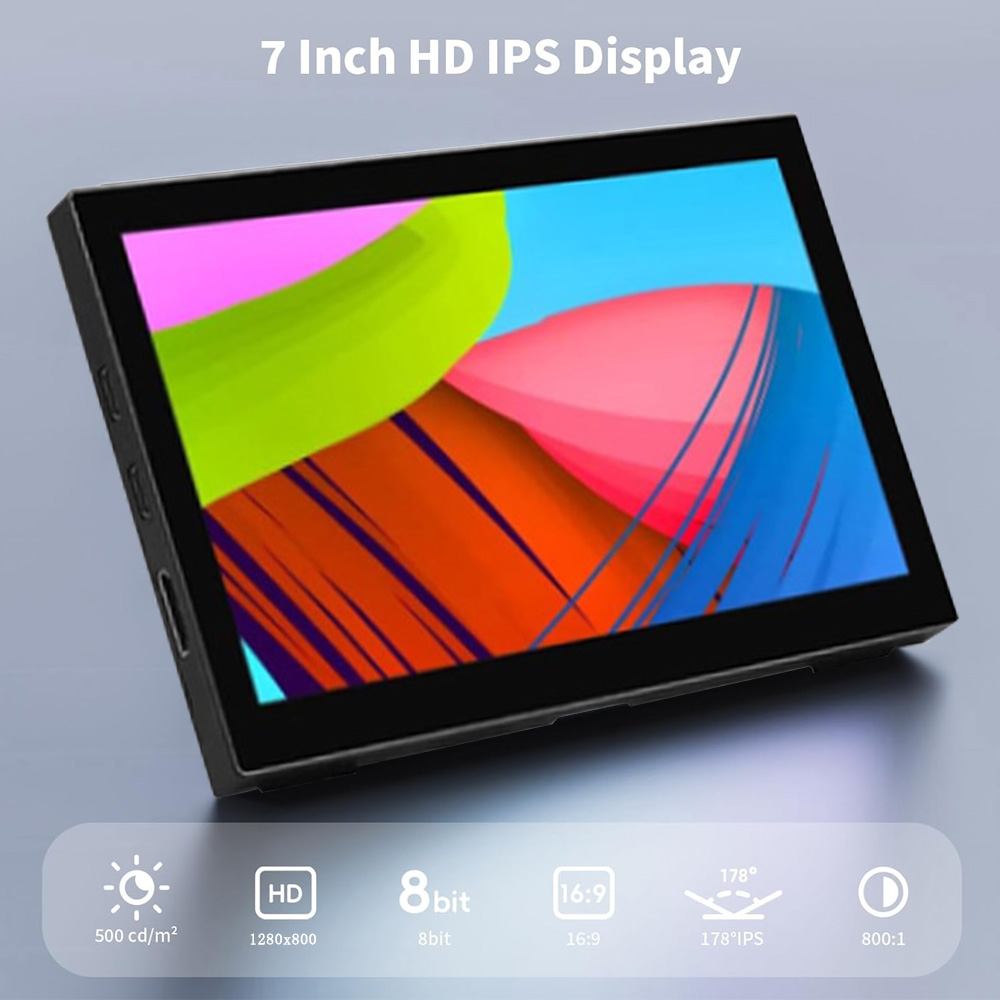 Touchscreen Kleine Monitor 7-I - Retro Gaming Monitor recensie en prijs