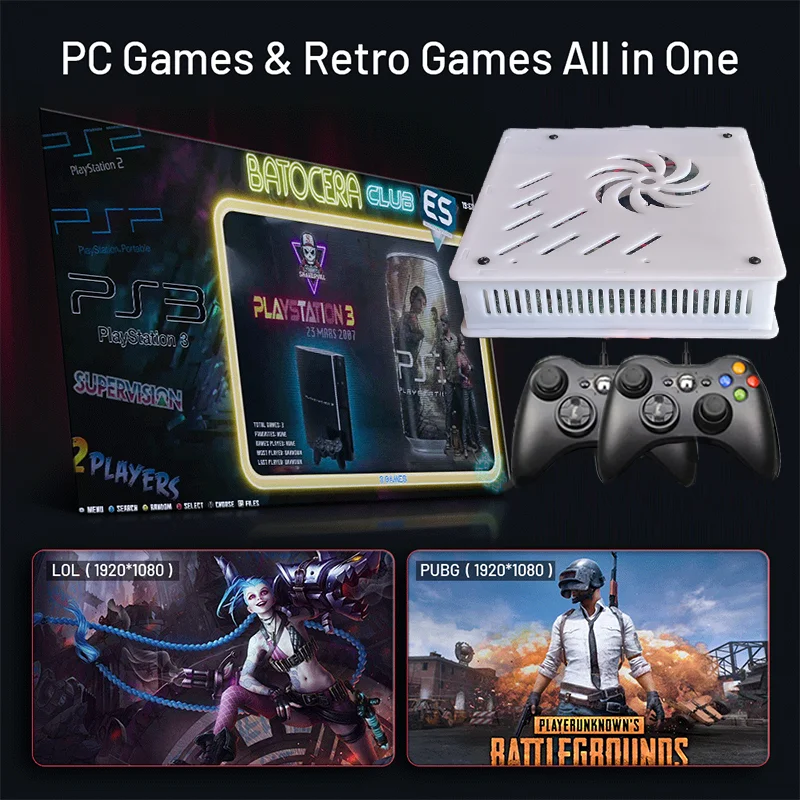 X8 Retro Game Console Upgrade  - Retro Gaming Batocera recensie en prijs