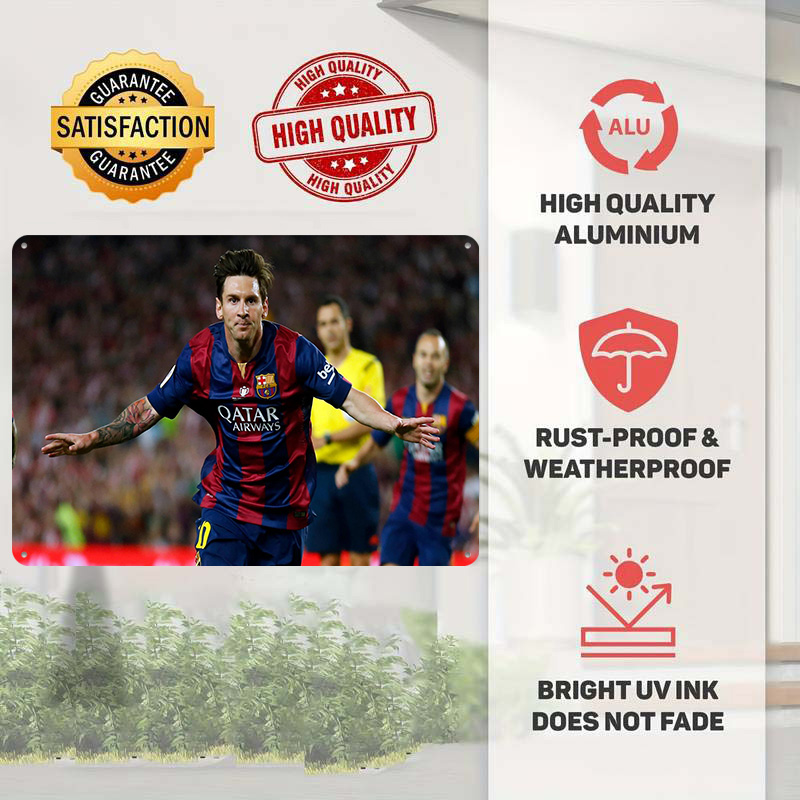 Lionel Messi voetbal geprinte  - Retro Gaming At Home recensie en prijs