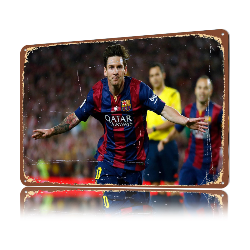 Lionel Messi voetbal geprinte  - Retro Gaming At Home recensie en prijs
