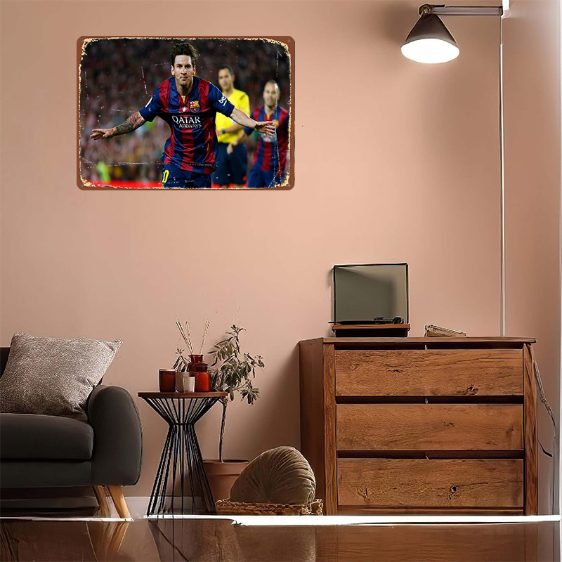 Lionel Messi voetbal geprinte  - Retro Gaming At Home recensie en prijs