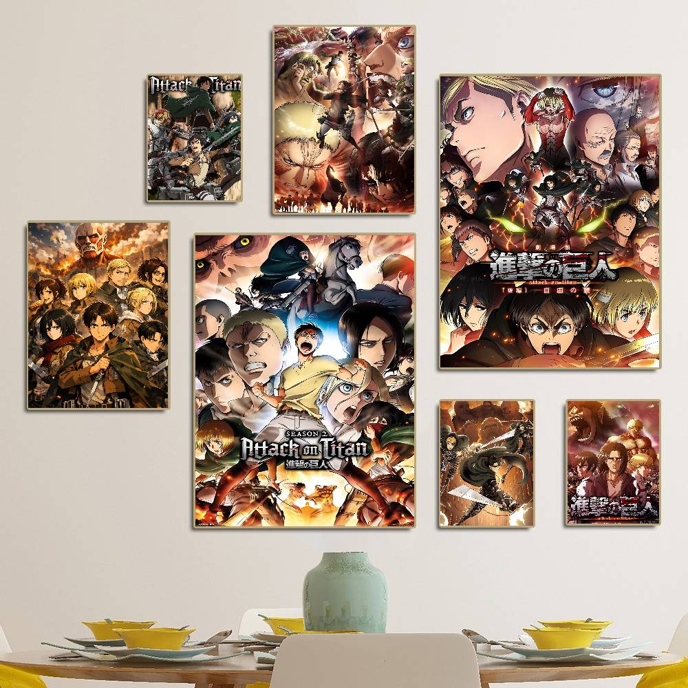 A-Attack On T-Titan Gaming Mov - Retro Gaming Wallpaper recensie en prijs