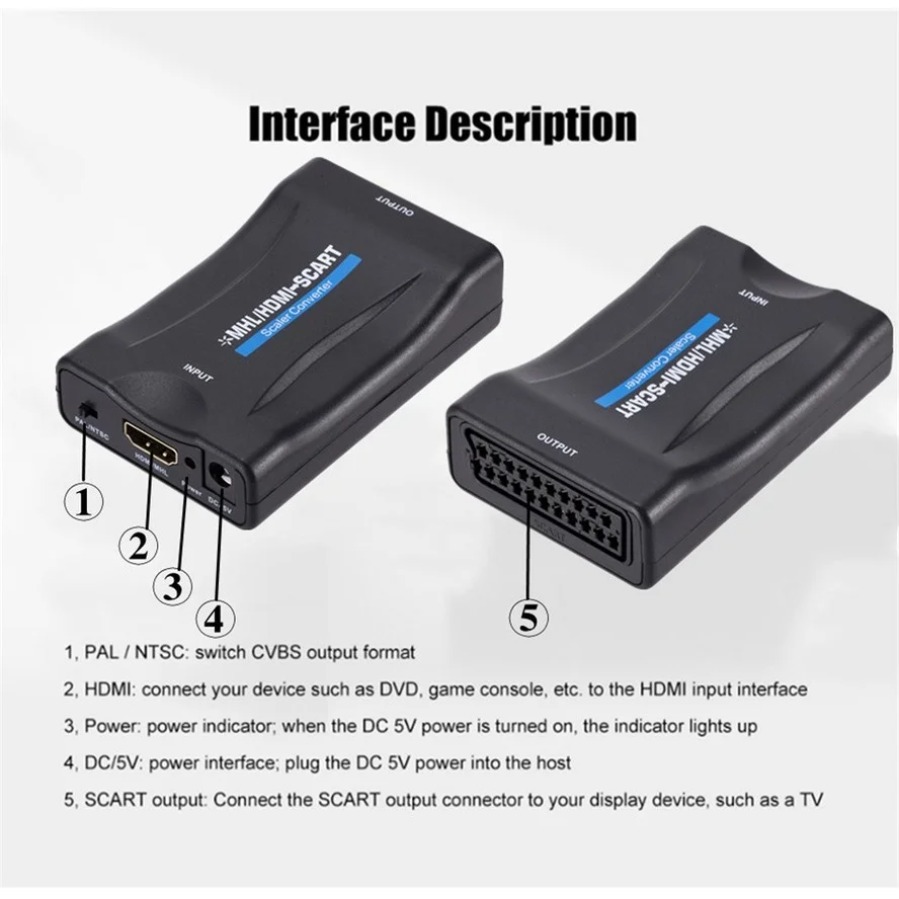 1080P HDMI-compatibel met Scar - Scart To Hdmi recensie en prijs
