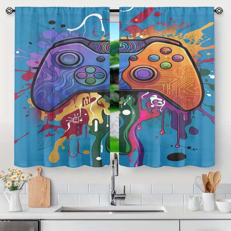 Retro Gaming Gordijn Videogame - Retro Gaming Cafe recensie en prijs