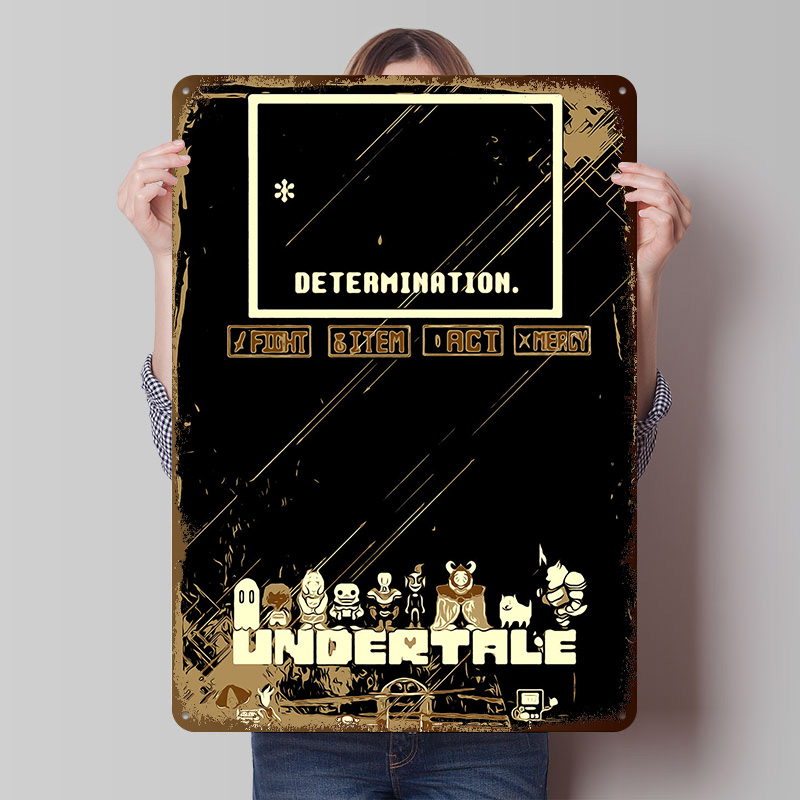 Undertale Metal Poster Custom  - Retro Gaming At Home recensie en prijs