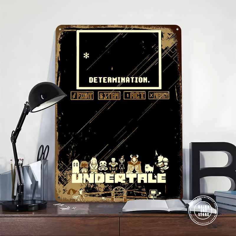 Undertale Metal Poster Custom  - Retro Gaming At Home recensie en prijs