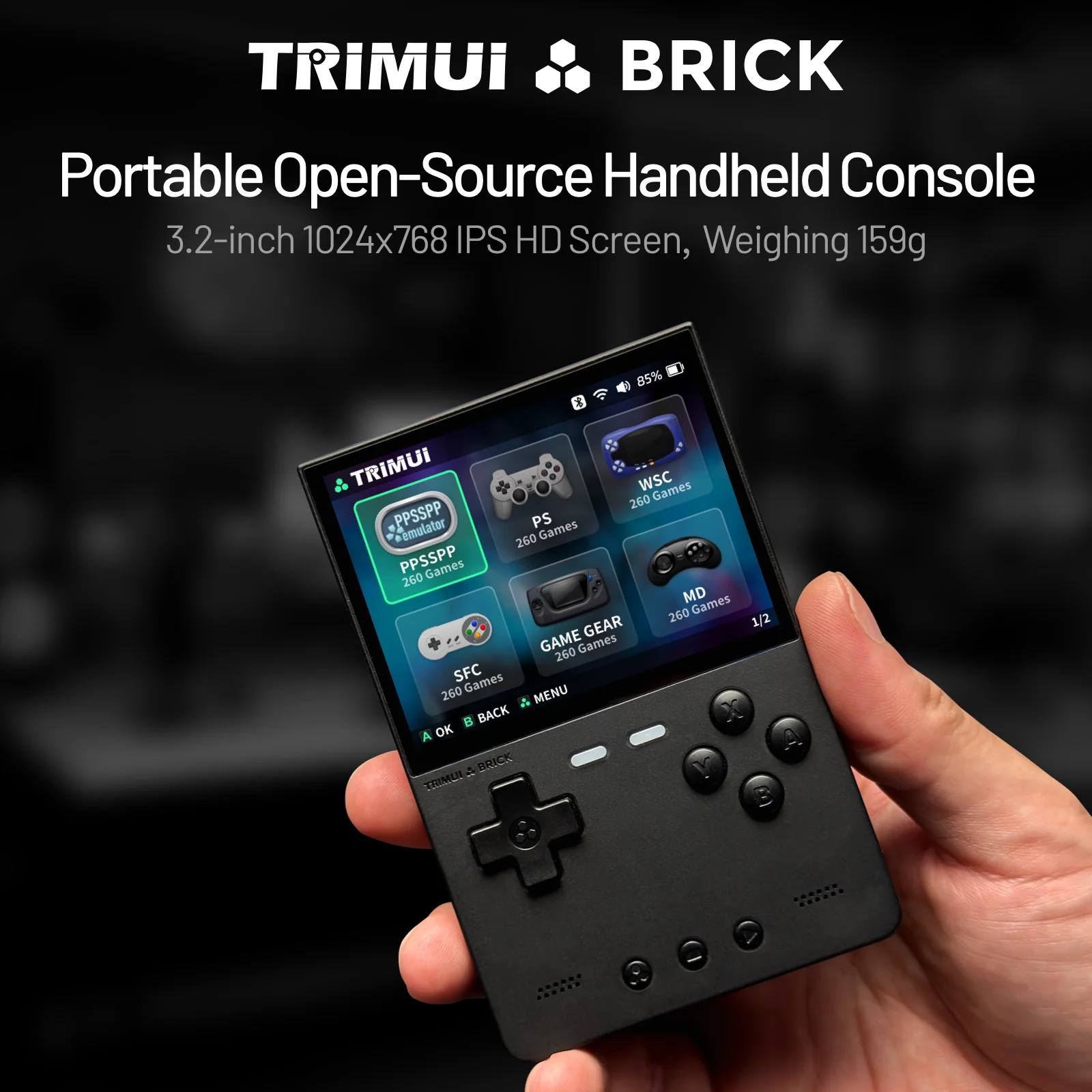 TRIMUI BAKSTEEN Handheld Game  - Retro Gaming Usb recensie en prijs