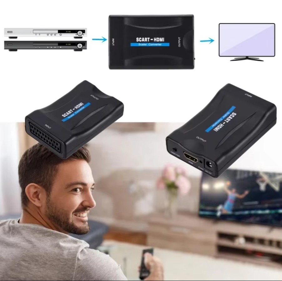 Full HD 1080P SCART naar HDMI- - Scart To Hdmi recensie en prijs