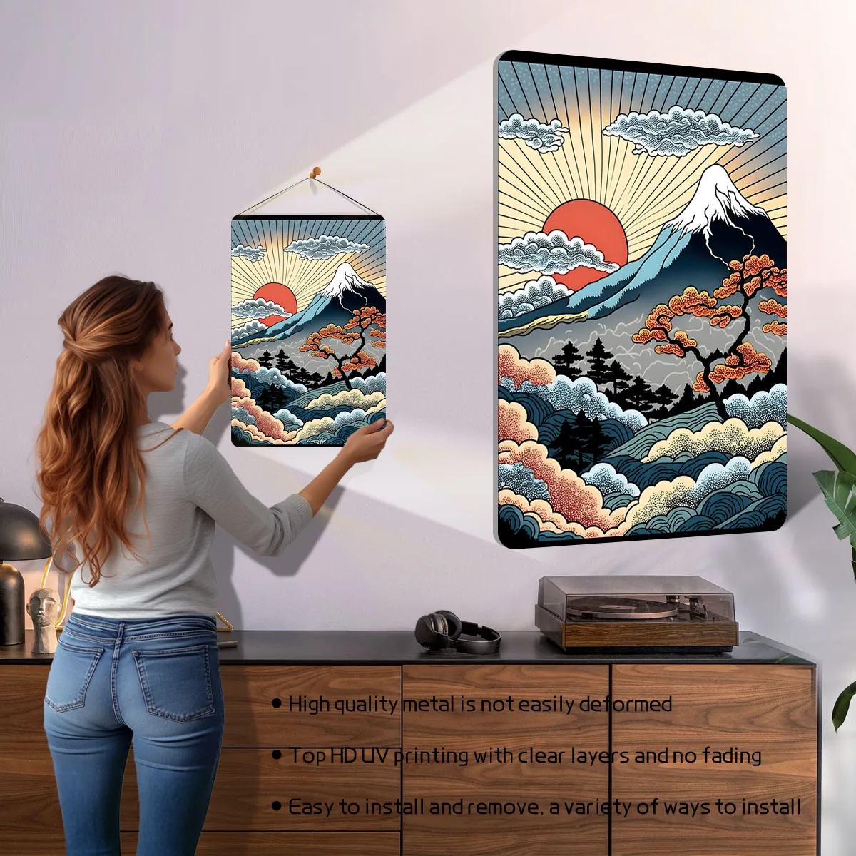 Fuji Zonsopgang Retro Kunst Te - Retro Gaming At Home recensie en prijs