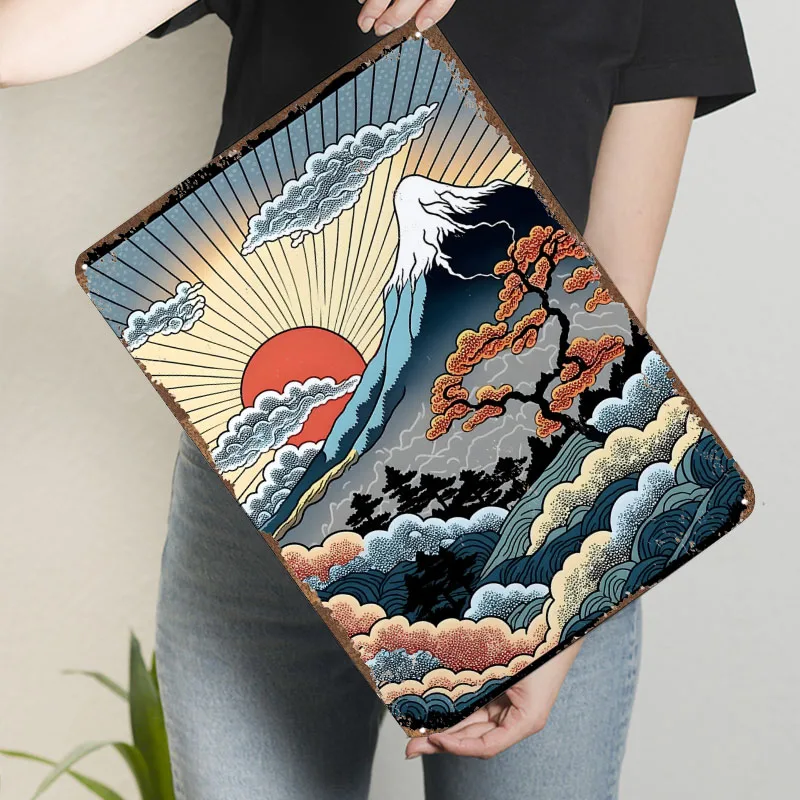 Fuji Zonsopgang Retro Kunst Te - Retro Gaming At Home recensie en prijs