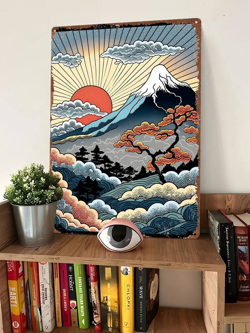 Fuji Zonsopgang Retro Kunst Te - Retro Gaming At Home recensie en prijs